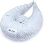 Coussin de grossesse - coussin allaitement en flocons a memoire de forme et microbille de fibre pour ...