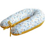 Coussin de grossesse ¿ coussin dallaitement 190 cm ¿ coussin latral 100% coton ¿ avec housse amovible ...