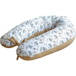 Coussin de grossesse ¿ coussin dallaitement 190 cm ¿ coussin latral 100% coton ¿ avec housse amovible ...