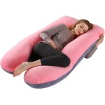 Coussin de grossesse pour dormir, grand coussin allaitement en forme de u, oreiller de grossesse & soutien ...