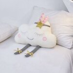 Coussin nuage en plumes pour chambre d'enfant, modle de disposition de la pice, style princesse, joli ...