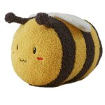 Coussin en peluche en forme d'abeille, animal en peluche, r�aliste, doux, dessin anim�, abeille, cadeau ...