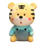 Coussin en peluche de tigre en coton pp d'apparence vive, pour c�l�brer le nouvel an