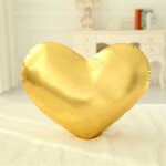 Coussin photo en peluche avec etoile a cinq branches et lune coeur d'or - 40 cm Coussin photo en peluche avec etoile a cinq branches et lune coeur d'or - 40 cm