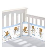 Coussin de protection pour b�b� (ourson bleu), protection de la t�te de lit de b�b�, summer 3d breathable, ...