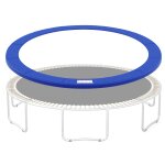 Coussin de s�curit� de trampoline de remplacement 427cm , anti - d�chirure, taille standard , bleu