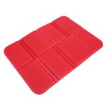Coussin de sige pliant, housse de tapis de pique - nique portable et tanche (rouge)
