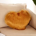 Coussin de sige de voiture en forme de coeur 40x50, coussin en peluche, jouet, dcoration de maison, ...