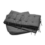 Coussins sofa pour lit linea et luna - 70 x 140 cm gris