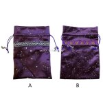 Coussin de tarots en caoutchouc, accessoire de table pour jeu de socit, sacoche en velours, astrolabe, ...