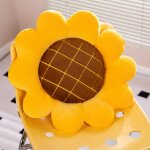 Coussin tournesol peluche oreiller tournesol coussin maison coussin tatami futon coussin oreiller tournesol ...