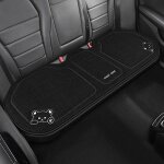 Coussin voiture siege en pur lin, coussin de sige de voiture, coussin de sige auto avec ours de dessins ...