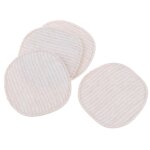 Coussinet d'allaitement anti - dbordement pour femmes enceintes, 4 pices, lavable, rutilisable, pour ...