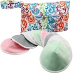 Coussinets d'allaitement pour femme - 8 coussinets lavables + sac humide + sac de lavage, coussinets ...