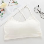 Coussinets d'allaitement en glaure dos nu pour filles, echarpe croise d't, beaux sous - vtements ...