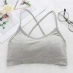 Coussinets d'allaitement en glaure dos nu pour filles, echarpe croise d't, beaux sous - vtements ...