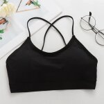 Coussinets d'allaitement en glaure dos nu pour filles, echarpe croise d't, beaux sous - vtements ...