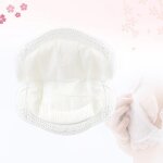 Coussinets d'allaitement jetables en maille ultra - fine, 1 / 6 pices, doux, portable, blanc, tampons ...