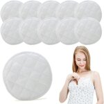 Coussinet allaitement lavable, coussinets d'allaitement en fibres de bambou organique, lavables et s, ...
