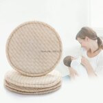 Coussinets d'allaitement lavables pour maman, 4 pices, prvention des dversements d'allaitement, prvention ...