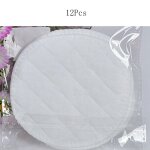 Coussinets d'allaitement rutilisables, 12 pices, bio uni, lavable, doux, 3 couches, coton absorbant, ...