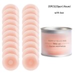Coussinets d'allaitement en silicone rutilisables pour femmes, patch de soutien - gorge invisible, autocollan ...