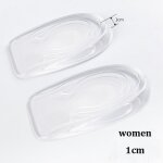Coussinet de chaussures en gel de silicone 1cm pour hommes et femmes, protection des pieds, semelles ...