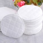 Coussinets de sein anti - fuite en coton pur, 12 pices, tampons doux lavables, absorbants anti - fuite, ...