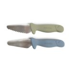Couteaux d'apprentissage - pack de 2 bleu / vert - filibabba