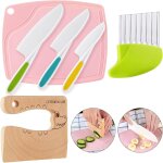 Couteaux en bois pour enfants pour la cuisine, couteaux scuriss pour enfants, outils de cuisine montessori ...