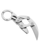 Couteau a griffes pliant d'auto - dfense, kit de survie en plein air, outils mcaniques en acier inoxydable, ...