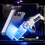 Couteau de projection 3d pour enfants jouet anti - stress graveur lumineuse enorme couteau de projection ...