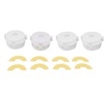 Couvercle de boutons de four de s�curit� transparents, pack de 4, verrouillage de protection pour les ...