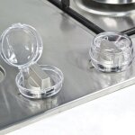 Couvercle de protection pour interrupteur de cuisini�re a gaz, 2 pi�ces / lot, protection de cuisine ...