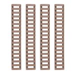 Couvercle de rail en caoutchouc pour chelle keymod picatinny, protecteur de main (couleur sable), 4 ...