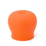 Couvercle de tasse en silicone pour enfants, mignon, anti fuite, extensible, paille