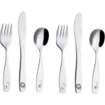 Couverts pour enfants en inox 18 / 10 - 6 pièces:2 x fourchettes, 2 x couteaux, 2 x cuillères - safari ... Couverts pour enfants en inox 18 / 10 - 6 pièces:2 x fourchettes, 2 x couteaux, 2 x cuillères - safari ...