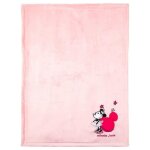 Couverture bi - matire 75 x 100 cm minnie confettis - babycalin