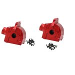 Couverture de bo�tier m�tallique pour wltoys 144001, 2 pi�ces, rc, rouge