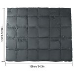 Couverture chauffante lectrique usb, chle doux et  chauffage rapide pour l'extrieur