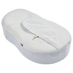 Couverture cocoonacover lgre fleur de coton grise - red castle