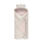 Couverture cosy snuggle n dream beige bloom - hauck