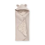 Couverture cosy snuggle n dream leo naturel - hauck