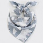 Couvertures en coton bio doux pour bb, lange d'emmaillotage en mousseline, serviette ronde, echarpe ...