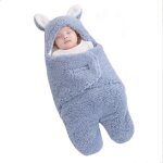 Couvertures d'emmaillotage gigoteuse pour bb sac de couchage a capuche avec pieds polaire couverture ...