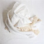 Couverture d'emmaillotage en mousseline de coton pour n, housse de lit de bb, couette pour le sommeil, ...