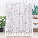Couverture d'emmaillotage musli 120x110cm, double gaze enveloppante pour bb, serviette de bain imprime ...