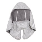 Couverture enveloppante roba miffy pour siges auto et poussettes - gris