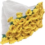Couverture fleurie au crochet, couverture bouquet de fleurs, décoration d'intérieur, cadeau d'anniversaire ... Couverture fleurie au crochet, couverture bouquet de fleurs, décoration d'intérieur, cadeau d'anniversaire ...