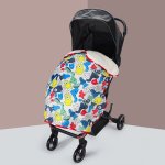 Couverture d'hiver coupe vent chaude pour poussette de b�b�, sac de couchage imperm�able en flanelle, ...